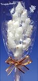 Frosty White Bouquets, Pack of 6