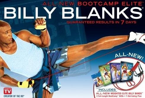 BILLY BLANKS BOOT CAMP BOOTCAMP ELITE. DVD VERSION.