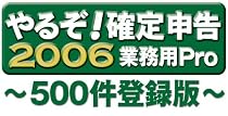 やるぞ!確定申告2006 業務用Pro 500件