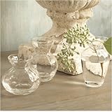 Fluted Trio Glass Bud Vases - Set of 3 by Two's Company