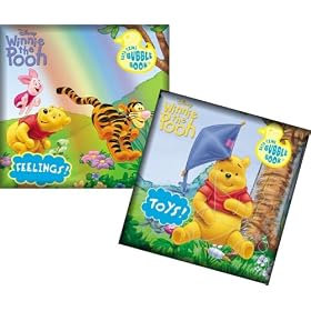 Disney Bath Time Bubble Books Featuring Winnie the Pooh (Set of 2)