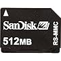 SanDisk flash memory card - 512 MB - RS-MMC (SDMRJ-512-A10M, Retail Package)