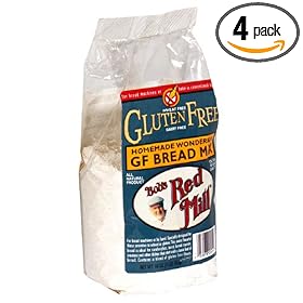 Bob's Red Mill Gluten-Free Homemade Wonderful Bread Mix, 16-Ounce Packages (Pack of 4)