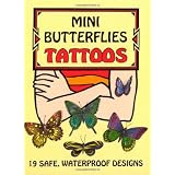 Mini Butterflies Tattoos (Dover Tattoos) (Paperback)