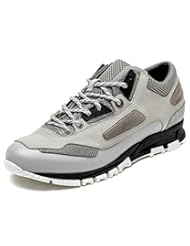 Apparel: Wiberlux Lanvin Mens Real Leather Running Shoes 8 White and Beige - Lanvin