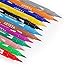Dual Brush Pens 12-Colored-Markers Water-Based & Non-Toxic (Dual Tips, Set of 12)