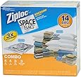 Ziploc Space Bag Vacuum Seal Bags 14 Bag Variety Pack