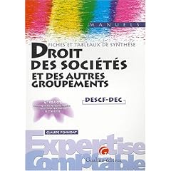 Droit des soci�t�s et des autres groupements
