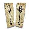 Amazon.com: Vintage Kitchen Silverware Canvas Wall Art Spoon Knife Fork