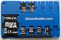 micro SD card holder - BLUE BLUE