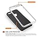 iPhone 7 Case, Orzly AirFrame for iPhone 7 – Lightweight & Slim-Fit Protective Bumper Frame & Case for iPhone 7 -Silver on Black