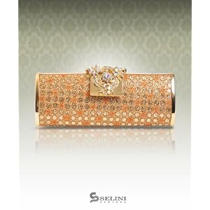 Metallic Hard Case Shinning Clutch Evening Bag