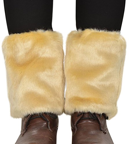 Simplicity Teenage Girl's Soft Stretchy Lightweight Furry Leg Warmers