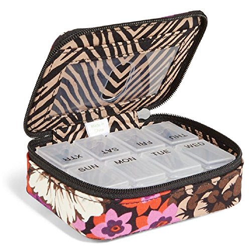 Vera Bradley Travel Pill Case in Rosewood