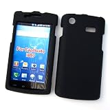 Samsung Captivate I897 (AT&T) Rubberized Snap On Protector Hard Case, Black