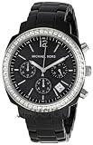 Michael Kors Quartz, Black Dial with Black Acrylic Link Band – Womens Watch MK5080