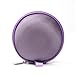 Case Star Purple Earphone handsfree headset HARD EVA Case - Clamshell/MESH Style with Zipper Enclosure, Inner Pocket, and Durable Exterior + Silver Climbing Carabiner With Case star cellphone bag