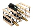 RTA From Samuel Groves Weinregal f�r 12�Flaschen 4x2 F�cher Kiefer�/ verzinkter Stahl