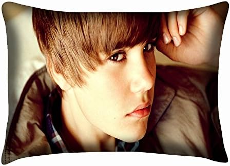 Customize Justin Bieber Pillow Case Cushion Cover Pillow Slip Two Sides 20x30 Inch