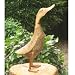 Hand Carved Large Bamboo Wood Duck - Single (statue)