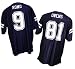 2 Dallas Cowboys Jerseys: Tony Romo #9 & Terrell Owens #81 NFL Replcas Dazzle Jerseys Navy