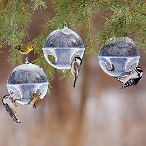 Duncraft Cling-A-Wing Globe Style Bird Feeder, Set of 3