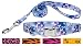 Country Brook Petz | Watercolor Butterflies Premium Dog Collar & Leash - Small