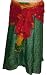 Kariza Vintage Indian Skirt 2 Layers Silk Skirt A-24 Midi