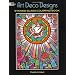 Art Deco Designs Stained Glass Coloring Book (Dover Design Stained Glass Coloring Book)