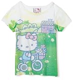 Hello Kitty Girls 2-6x Hello Kitty Bike Tee,Green,6