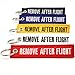 Rotary13B1 Remove After Flight Keychain - 5pcs - Multi