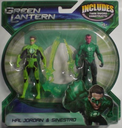  Green Lantern Hal Jordan And Sinestro Figure 2-Pack