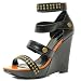 Michael Antonio Women's HEN Studded Wedge Sandal