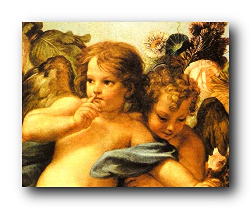 Cherubini Little Angels of Sistine Madonna Raphael Wall Decor Art Print Poster (16x20)