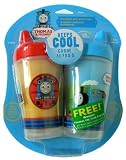 Thomas and Friends Spill-Proof Drinkware - 2 pcs Insulated Bottle Cups set