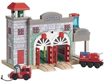 Thomas & Friends Wooden Railway - Deluxe Sights & Sounds Fire Station