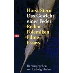 Das Gewicht einer Feder. Reden, Polemiken, Essays, Filme.