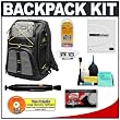 Nikon Digital SLR Camera & Laptop Backpack + Accessory Kit for D40, D60, D3000, D3100, D5000, D5100, D7000, D300s, D3 & D3s