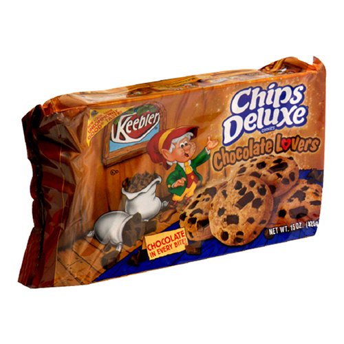 Keebler Chips Deluxe Chocolate Lovers, 15-Ounce Packages (Pack of 4) by Keebler