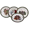 Portmeirion Studio A Christmas Story Series 3 Salad/Dessert Plates, Set of 4