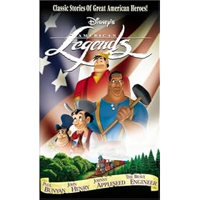 Disney's American Legends: Paul Bunyan, John Henry, Johnny Appleseed, The Brave Engineer [VHS]