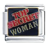 Top Secret Woman Italian Charms Bracelet Link