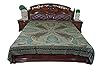Indian Bedding King Size Bed Throw Pashmina Bedspreads Blanket