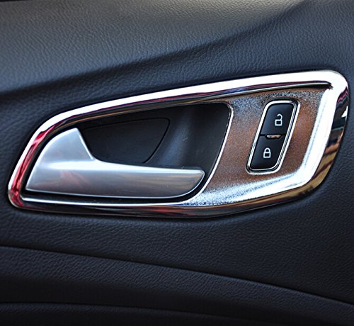 9 MOONÂ® ABS Chrome Interior Inside Door Handle Cover Trim Ford ESCAPE KUGA 2013 2014