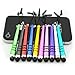 Hot selling New 10 X Smart Pen Screen Touch Pen with an Anti-dust plug on one end ,For iPad and iPad2,ipod, iPhone 4 4G 4s, Kindle Fire, Droid Phones, Tablet, Samsung Note, Galaxy, Smartphones.Pretty & Functional! Best for home & business use! 10 pcs/ 10 colours