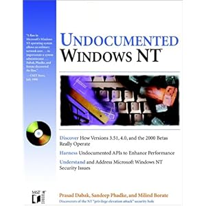 【クリックで詳細表示】Undocumented Windows NT [ペーパーバック]