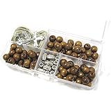 Linpeng DIY Rosary Prayer Wood Beads Kit