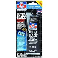 Permatex 82180 Ultra Black Maximum Oil Resistance RTV Silicone Gasket Maker - 3.35 oz.