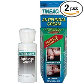Tineacide Antifungal Cream, 1.25-Ounce Bottles (Pack of 2) by