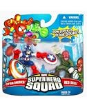 Marvel Superhero Squad Series 9 Mini 3 Inch Figure 2-Pack Captain America and the Red Skull